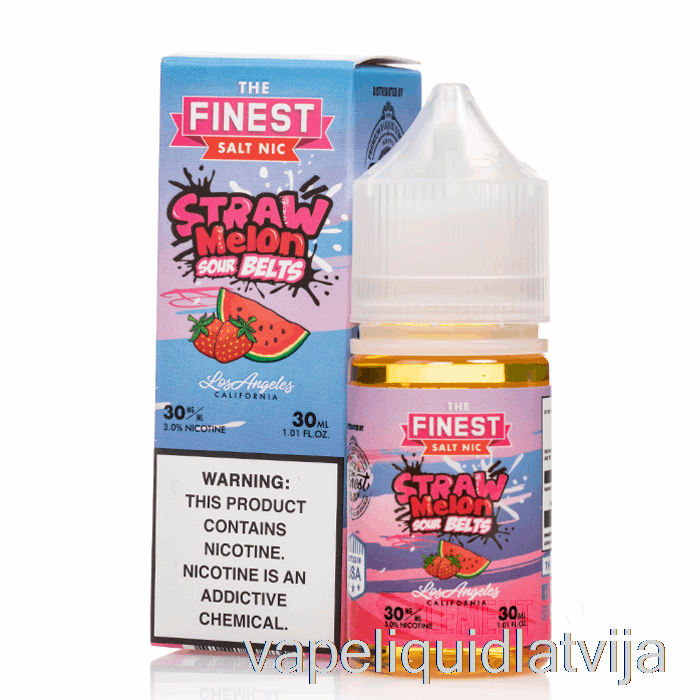 Salmu Melones Skābās Lentes - Labākā Konfekšu Izdevuma Sāls Nic - 30ml 30mg Vape šķidrums